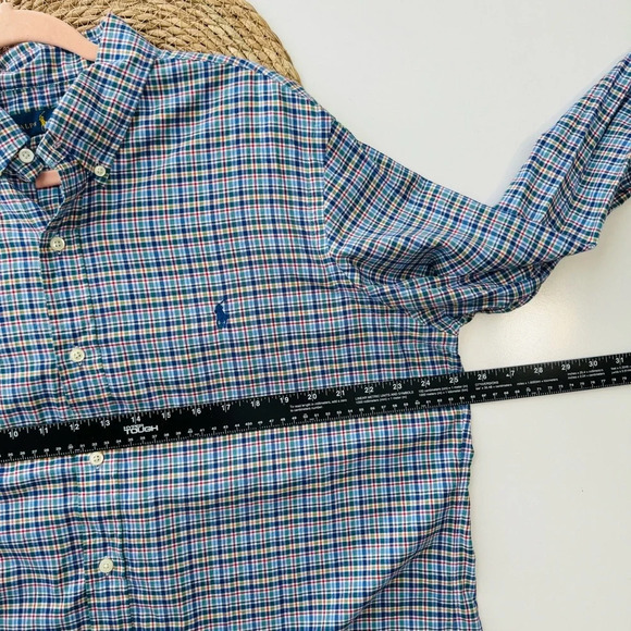 Ralph Lauren Multicolor Plaid Long Sleeve Button Down Shirt‎ Size XL - Picture 5 of 9